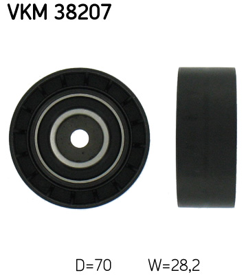 Galoppino/Guidacinghia, Cinghia Poly-V - VKM 38207 SKF